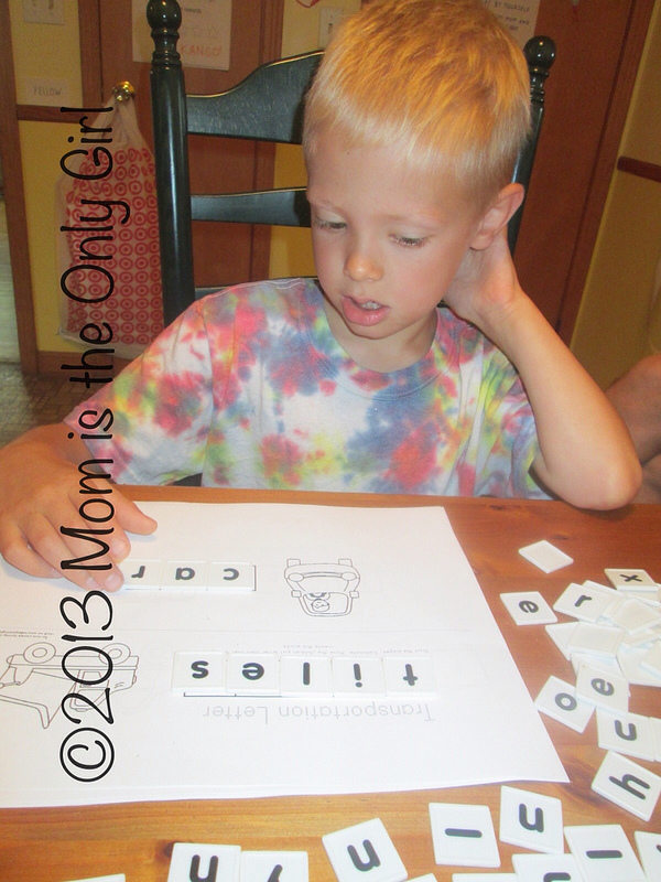 Table Time- letter tiles