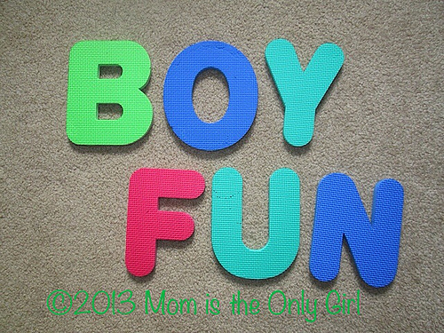 Foam Letter Spelling