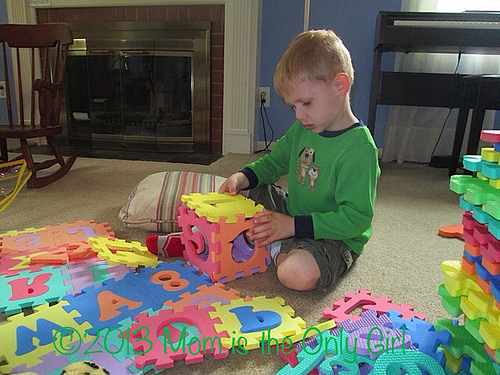 Foam Alphabet Matching Game